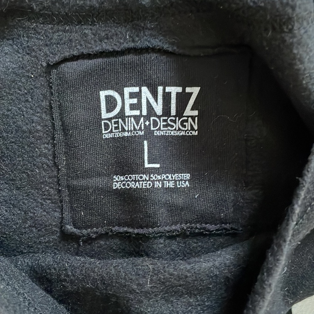 Dentz Denim & Design women’s sweatshirt - WHISKEY I APOLOGIZE IN ADVANCE saying - Picture 3 of 4